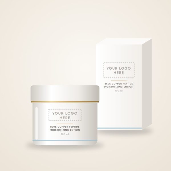 Blue Copper Peptide Moisturizing Lotion – private label