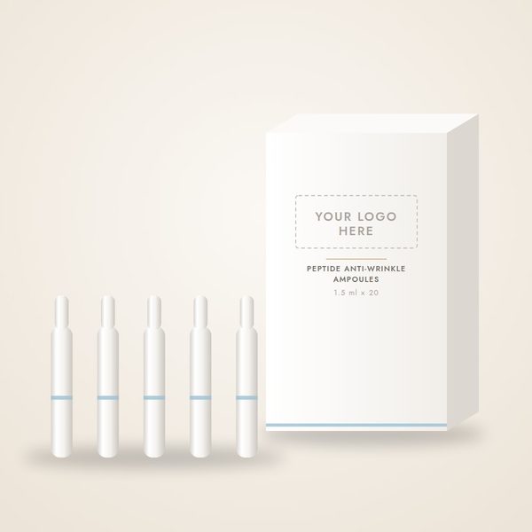 Peptide Anti-Wrinkle Ampoules – private label