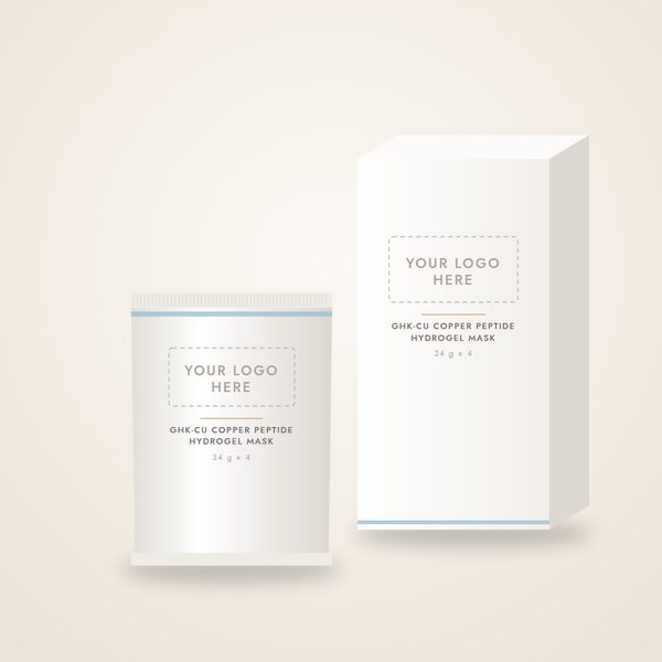 GHK-Cu Copper Peptide Hydrogel Mask – private label