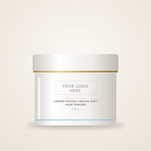 Copper Peptide Firming Soft Mask Powder – private label