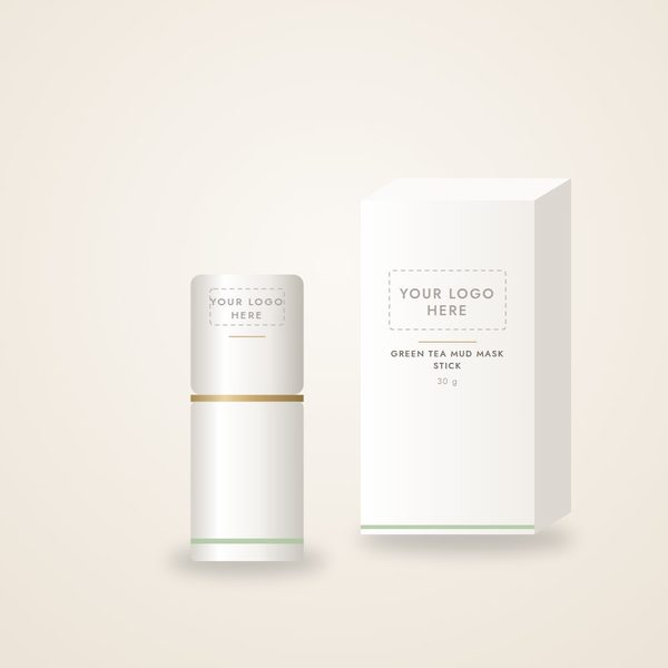 Green Tea Mud Mask Stick – private label